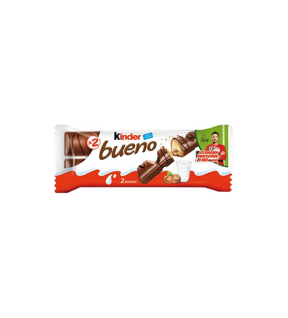 FERRERO Baton Kinder Bueno T2*30szt 43g/1