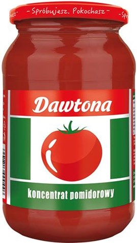 DAWTONA Koncentrat pomidorowy słoik 1000g /6