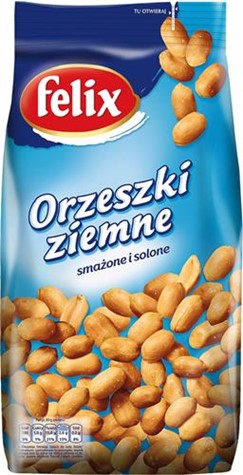 FELIX Orzeszki ziemne 380g smażone i solone /14/*7