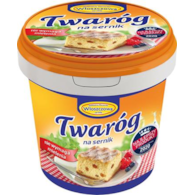 WŁOSZCZOWA Twaróg na sernik wiadro 1kg /6