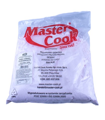MASTER COOK Kisiel truskawka 1kg /10