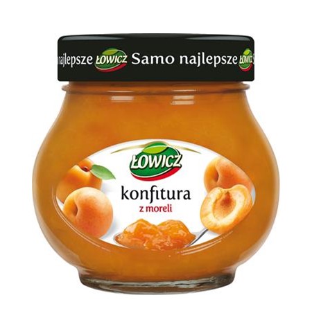 ŁOWICZ Konfitura 240g morelowa /8/*4