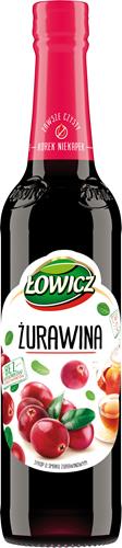 ŁOWICZ Syrop 400ml żurawina /9/