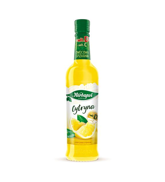 HERBAPOL Syrop Ow.Spiż. cytryna 420ml /8