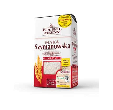 SZYMANÓW Mąka szymanowska typ 480 1kg /10