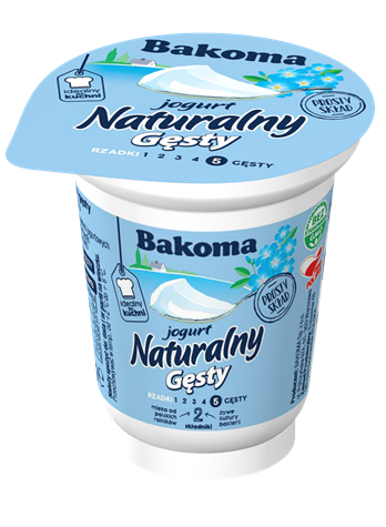 BAKOMA Jogurt naturalny 150g gęsty /20/