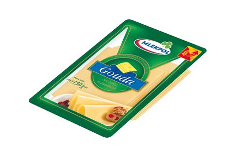 MLEKPOL Ser plastry Gouda 150g /12