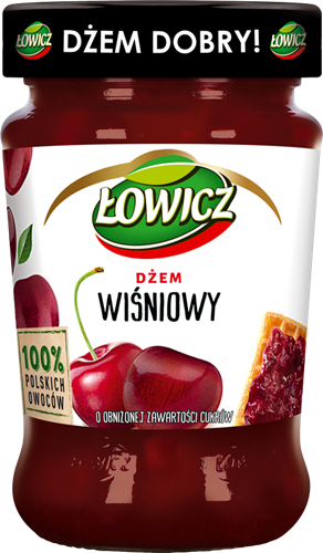 ŁOWICZ Dżem 450g n/s wiśnia /6/*6