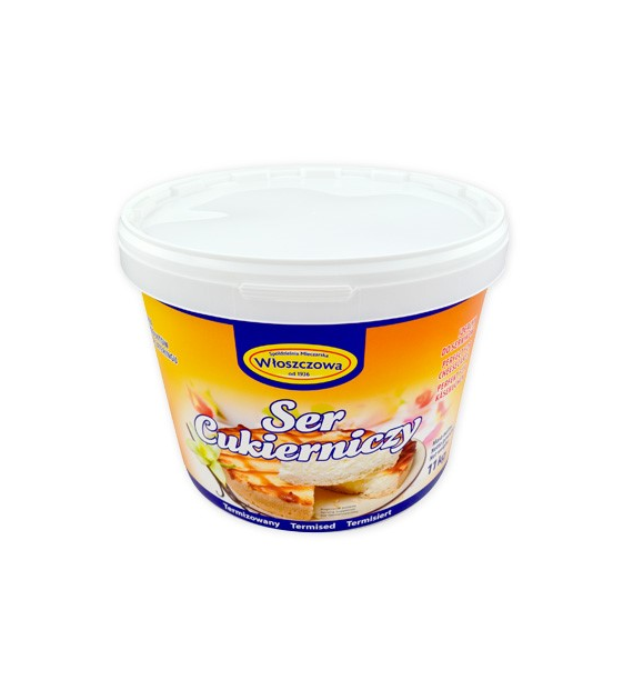 WŁOSZCZOWA Twaróg cukierniczy śmietankowy 11kg /1