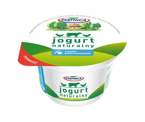 PIĄTNICA Jogurt naturalny 2% 180g /20/