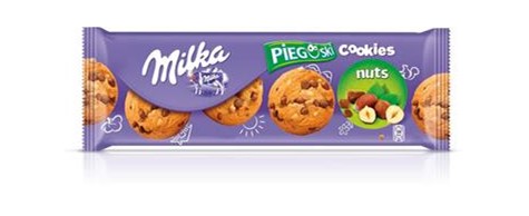 MILKA Pieguski 135g z orzechami /24/