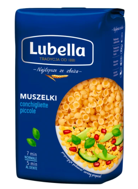 LUBELLA Makaron muszelka 400g nr32 /12/