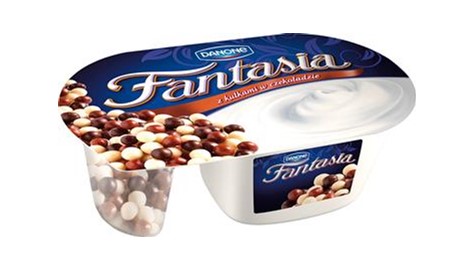 DANONE Fantasia kulki czekoladowe 100g /12/