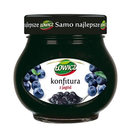 ŁOWICZ Konfitura 240g jagodowa /8/*4