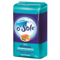 CENOS Sól O'Sole morska drobna jodowana 1kg /12