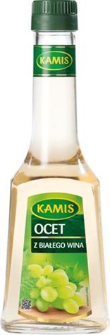 KAMIS Ocet winny biały 250ml /6/