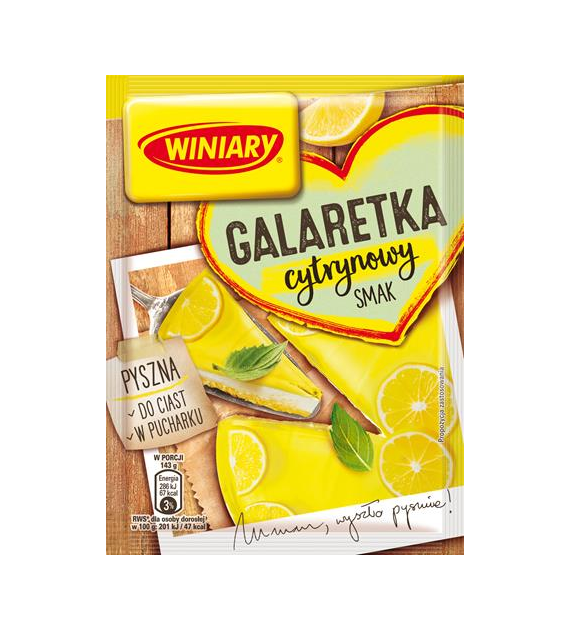 WINIARY Galaretka cytrynowa 71g /22