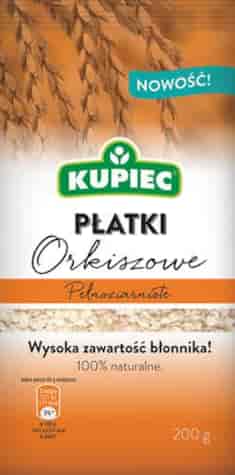 KUPIEC Płatki orkiszowe folia 200g /8