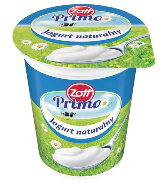ZOTT Jogurt naturalny 370g /12
