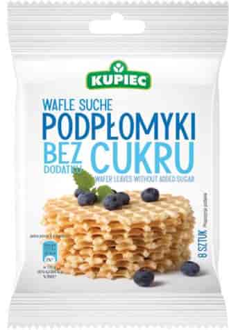 KUPIEC Podpłomyki bezcukrowe 140g /14