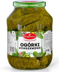 URBANEK  Ogórek konserwowy 2550ml /1300g /2/