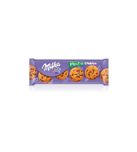 MILKA PIEGUSKI Ciastka z czekoladą 135g /24