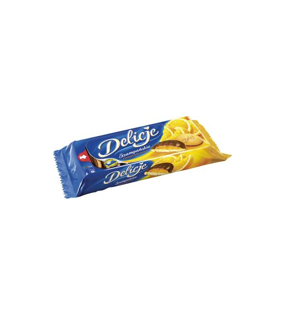 LU DELICJE Szampańskie pomarańczowe 147g /24