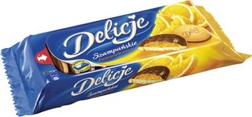 LU Delicje szampańskie 147g pomarańczowe /24/