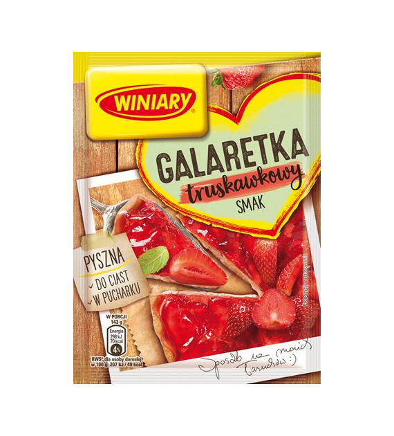 WINIARY Galaretka truskawkowa 71g /22
