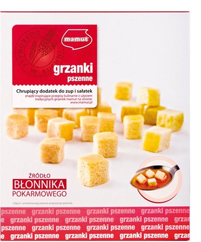 MAMUT Grzanki pszenne 150g/14