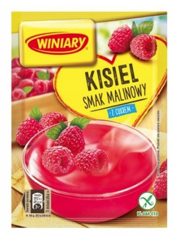 WINIARY Kisiel malinowy 77g /25