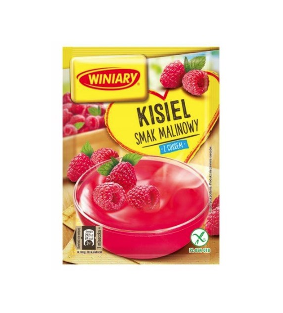 WINIARY Kisiel malinowy 77g /25