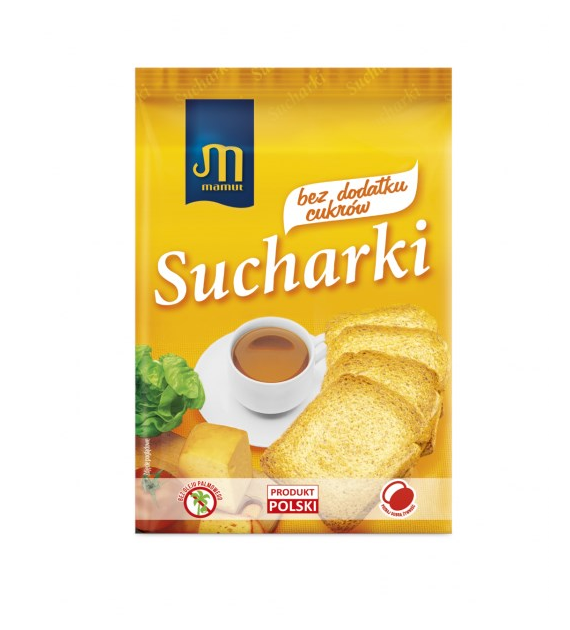 MAMUT Suchary deserowe bez cukru 225g