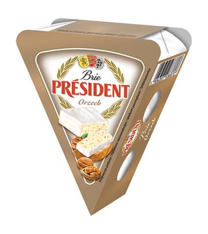 PRESIDENT Brie 125g orzech /12/