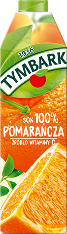 TYMBARK Sok pomarańcza 1l /12/*6