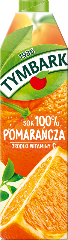 TYMBARK Sok 1L  pomarańcza /12/*6