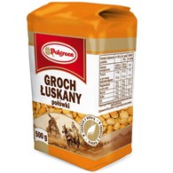 POLGREEN Groch łuskany 500g/12/