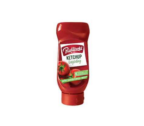 PUDLISZKI Ketchup 700g łagodny plastik /8/