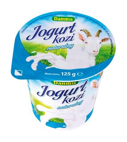 DANMIS Jogurt kozi 125g naturalny /6/