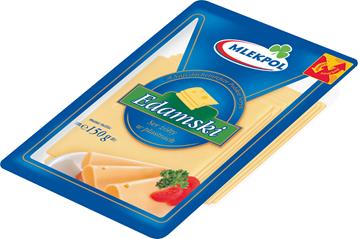 MLEKPOL ser plastry 150g edamski /12/