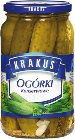 KRAKUS Ogórek konserwowy 0,9l /6/