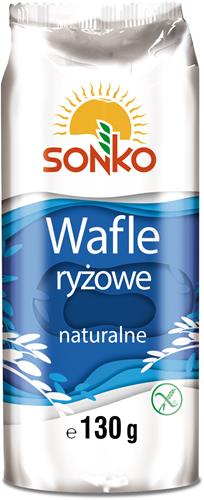 SONKO Wafle ryżowe 130g natura /16/