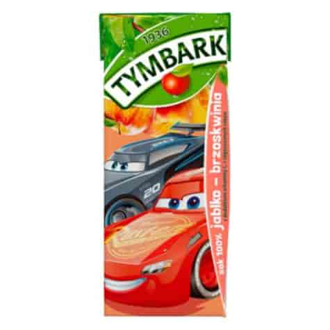TYMBARK  Sok jabłko-brzoskwinia karton 200ml/27
