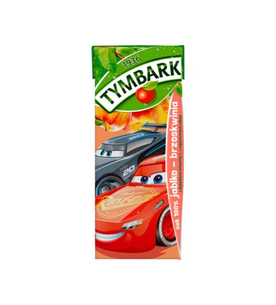 TYMBARK  Sok jabłko-brzoskwinia karton 200ml/27