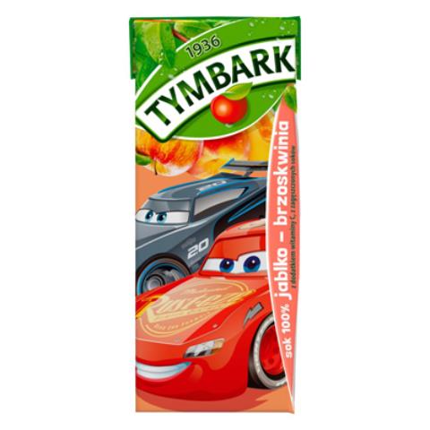 TYMBARK  Sok jabłko-brzoskwinia karton 200ml /27