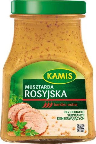 KAMIS Musztarda 180g rosyjska /8/