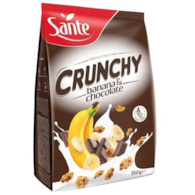 SANTE Crunchy banan-czekolada 350g /14
