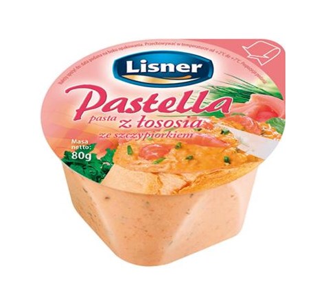 LISNER Pastella jajeczna ze szczypiorkiem 80g /6