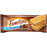 JUTRZENKA Wafle Familijne kakaowe 180g /24
