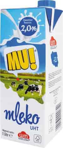 WM SIERADZ Mleko UHT  MU  2% 1l /12
